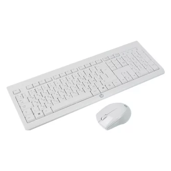 Комплект (клавиатура+мышь) HP C2710, USB, беспроводной, белый [m7p30aa]