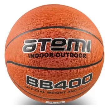 Мяч баскетбольный ATEMI BB400, для твердых покрытий, оранжевый [00000101410](BB400)