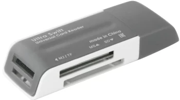 Картридер Defender #1 Ultra Swift USB 2.0, 4 слота (83260)